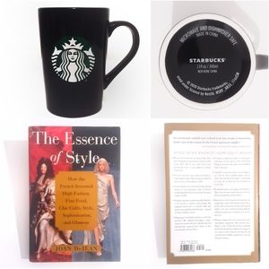 Starbucks coffee mug and style history book BUNDLE